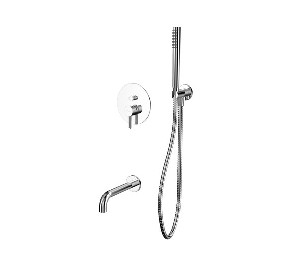 Смеситель для ванны Whitecross Y встраиваемый хром