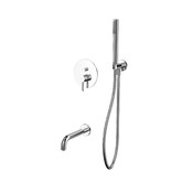 Смеситель для ванны Whitecross Y встраиваемый хром