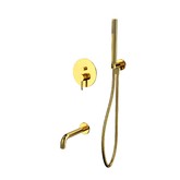 Смеситель для ванны Whitecross Y встраиваемый золото