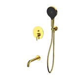 Смеситель для ванны Whitecross Y2 встраиваемый золото