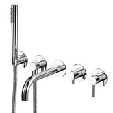 Смеситель для ванны Whitecross Y1240 встраиваемый хром