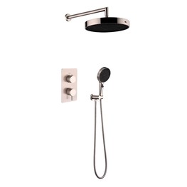 Душевая система Boheme Cell со смесителем никель брашированный