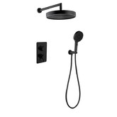 Душевая система Boheme Cell со смесителем черный матовый