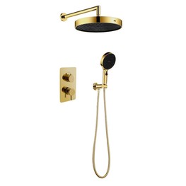 Душевая система Boheme Cell со смесителем золото