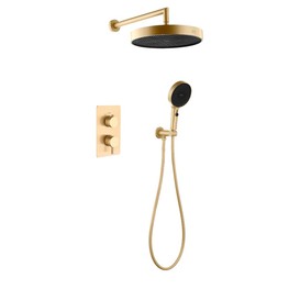 Душевая система Boheme Cell со смесителем золото матовое