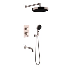 Душевая система Boheme Cell со смесителем никель брашированный