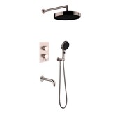 Душевая система Boheme Cell со смесителем никель брашированный