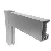 Душевая дверь Kubele DE019 D4-CLN-MT 155 см хром матовый,прозр.стекло