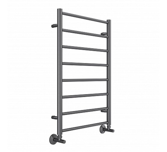 Полотенцесушитель водяной Terminus Аврора Э 500x800 П8 оружейная сталь