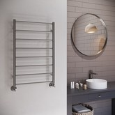 Полотенцесушитель водяной Terminus Аврора Э 500x800 П8 оружейная сталь