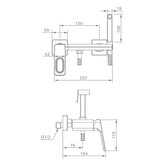Гигиенический душ Raglo R51.51 графит