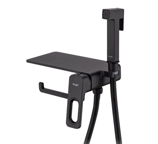 Гигиенический душ Raglo R51.55 черный матовый