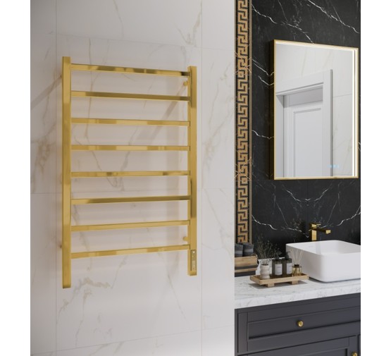 Полотенцесушитель электрический Terminus Ватикан 500х850 П8 золото 