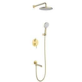 Душевая система Raglo R20.27  встраиваемая золото сатин