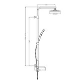 Душевая система Raglo R02.24 золото