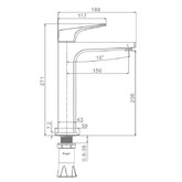 Смеситель для раковины Raglo R07.15 хром