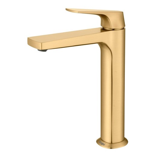 Смеситель для раковины Raglo R07.15 золото сатин