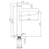 Смеситель для раковины Raglo R20.15 медь матовая