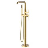 Смеситель для ванны Raglo R20.33 напольный золото сатин