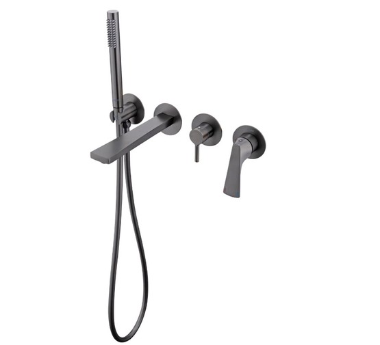 Смеситель для ванны Raglo R07.32 встраиваемый графит