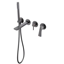 Смеситель для ванны Raglo R07.32 встраиваемый графит