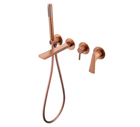 Смеситель для ванны Raglo R07.32 встраиваемый медь матовая