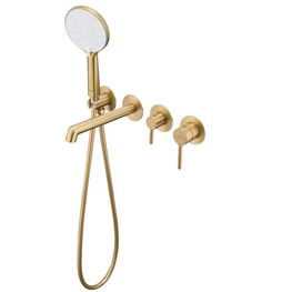 Смеситель для ванны Raglo R20.32 встраиваемый золото сатин
