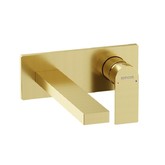 Смеситель для раковины Sancos Studio встраиваемый золото брашированное