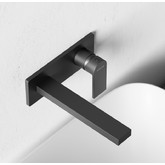 Смеситель для раковины Sancos Studio встраиваемый черный матовый