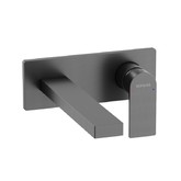 Смеситель для раковины Sancos Studio встраиваемый вороненая сталь