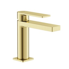 Смеситель для раковины Sancos Studio золото брашированное