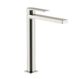 Смеситель для раковины Sancos Studio высокий никель брашированный