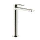 Смеситель для раковины Sancos Studio высокий никель брашированный