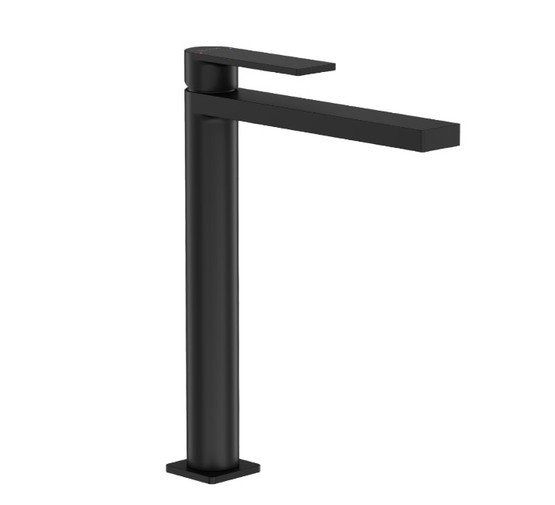 Смеситель для раковины Sancos Studio высокий черный матовый