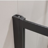 Шторка для ванны Cezares SLIDER-FIX 900x1500 оружейная сталь, прозр.стекло