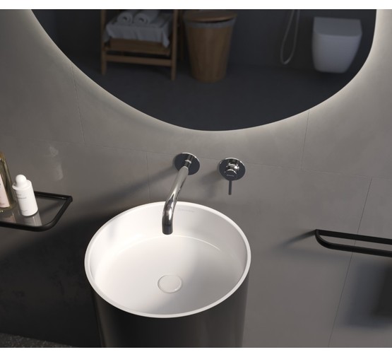 Смеситель для раковины Whitecross Y1215CR встраиваемый хром