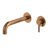 Смеситель для раковины Whitecross Y1215CPB встраиваемый медь брашированная