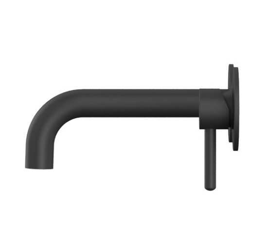 Смеситель для раковины Whitecross Y1216BL встраиваемый черный матовый