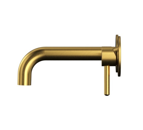 Смеситель для раковины Whitecross Y1216GLB встраиваемый золото брашированное