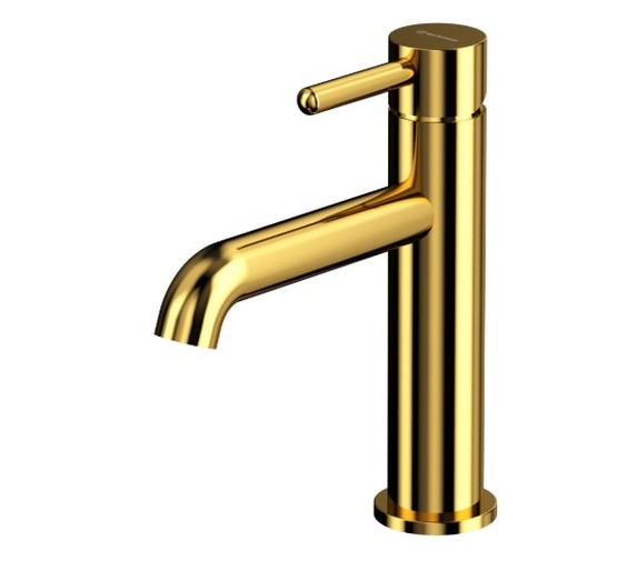 Смеситель для раковины Whitecross Y1211GL золото