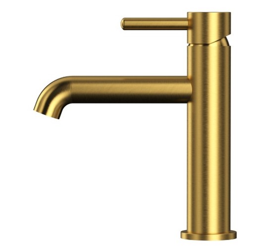 Смеситель для раковины Whitecross Y1211GLB золото брашированное