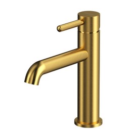 Смеситель для раковины Whitecross Y1211GLB золото брашированное