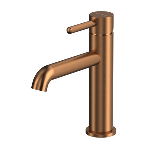 Смеситель для раковины Whitecross Y1211CPB медь брашированное