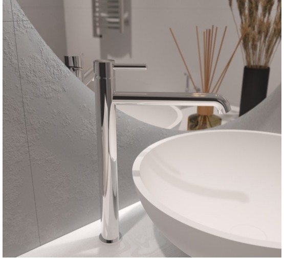 Смеситель для раковины Whitecross Y1213CR высокий хром