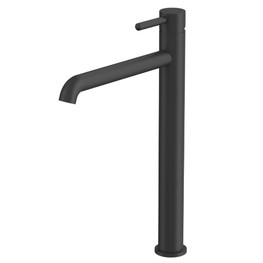 Смеситель для раковины Whitecross Y1213BL высокий черный матовый