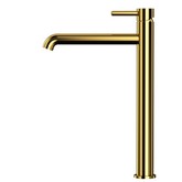 Смеситель для раковины Whitecross Y1213GL высокий золото