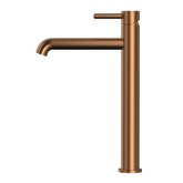 Смеситель для раковины Whitecross Y1212CPB высокий медь брашированное