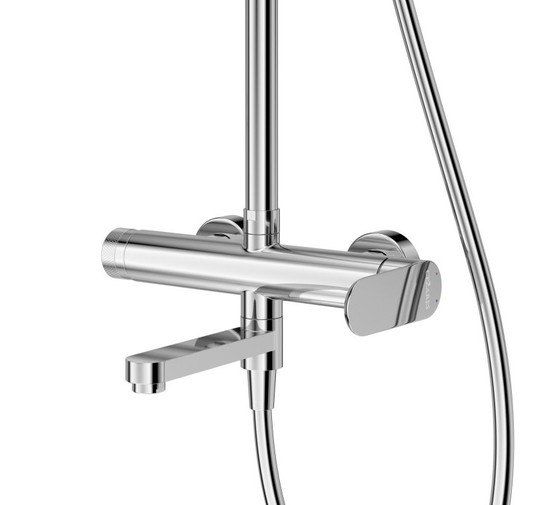 Душевая система Cezares Stylus со смесителем хром
