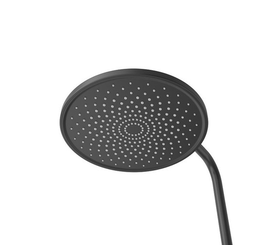 Душевая система Cezares Stylus со смесителем черный матовый