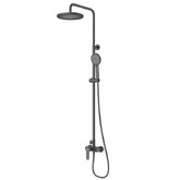 Душевая система Cezares Stylus со смесителем черный матовый